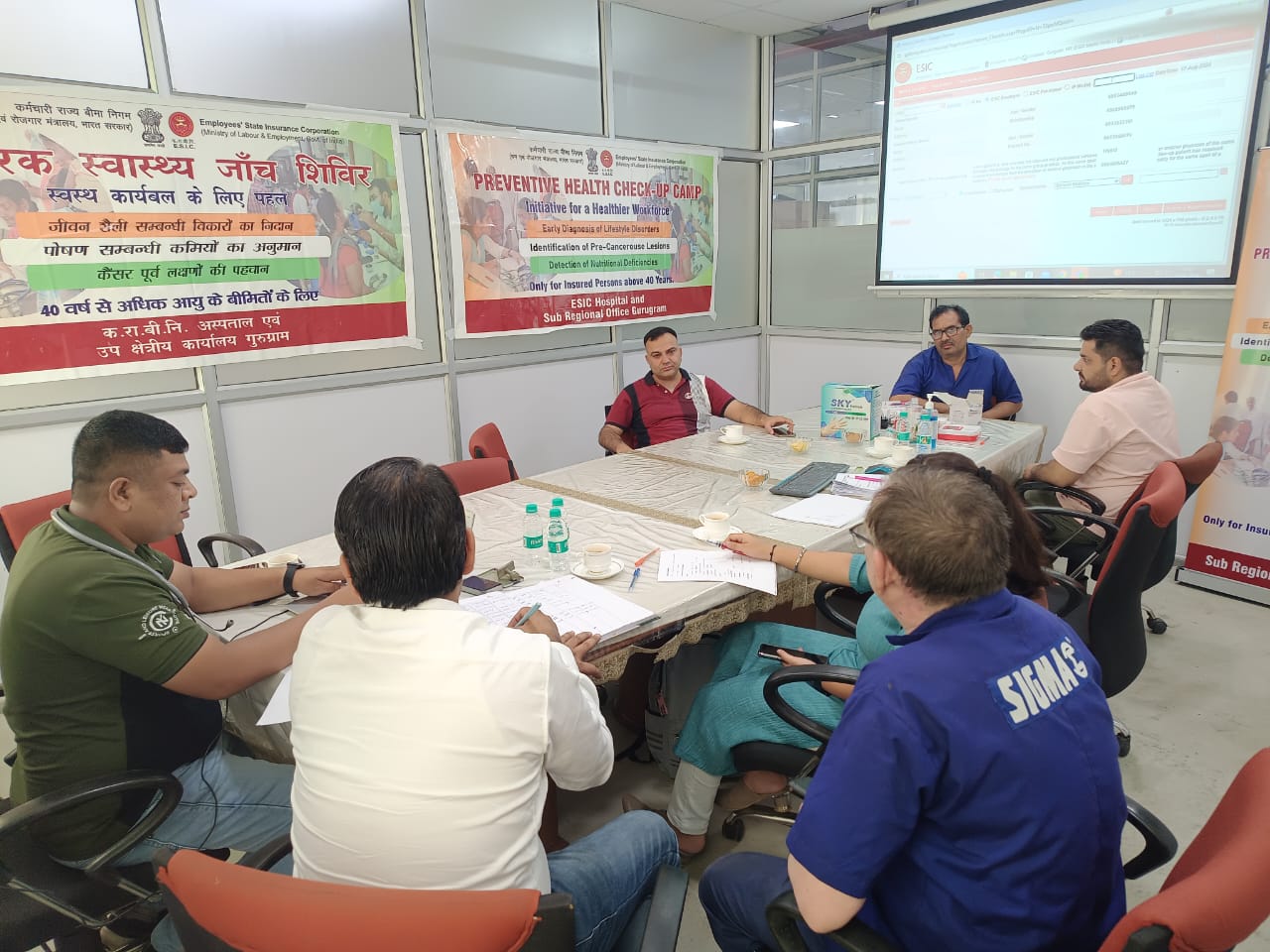 निवारक स्वास्थ्य जाँच शिविर 